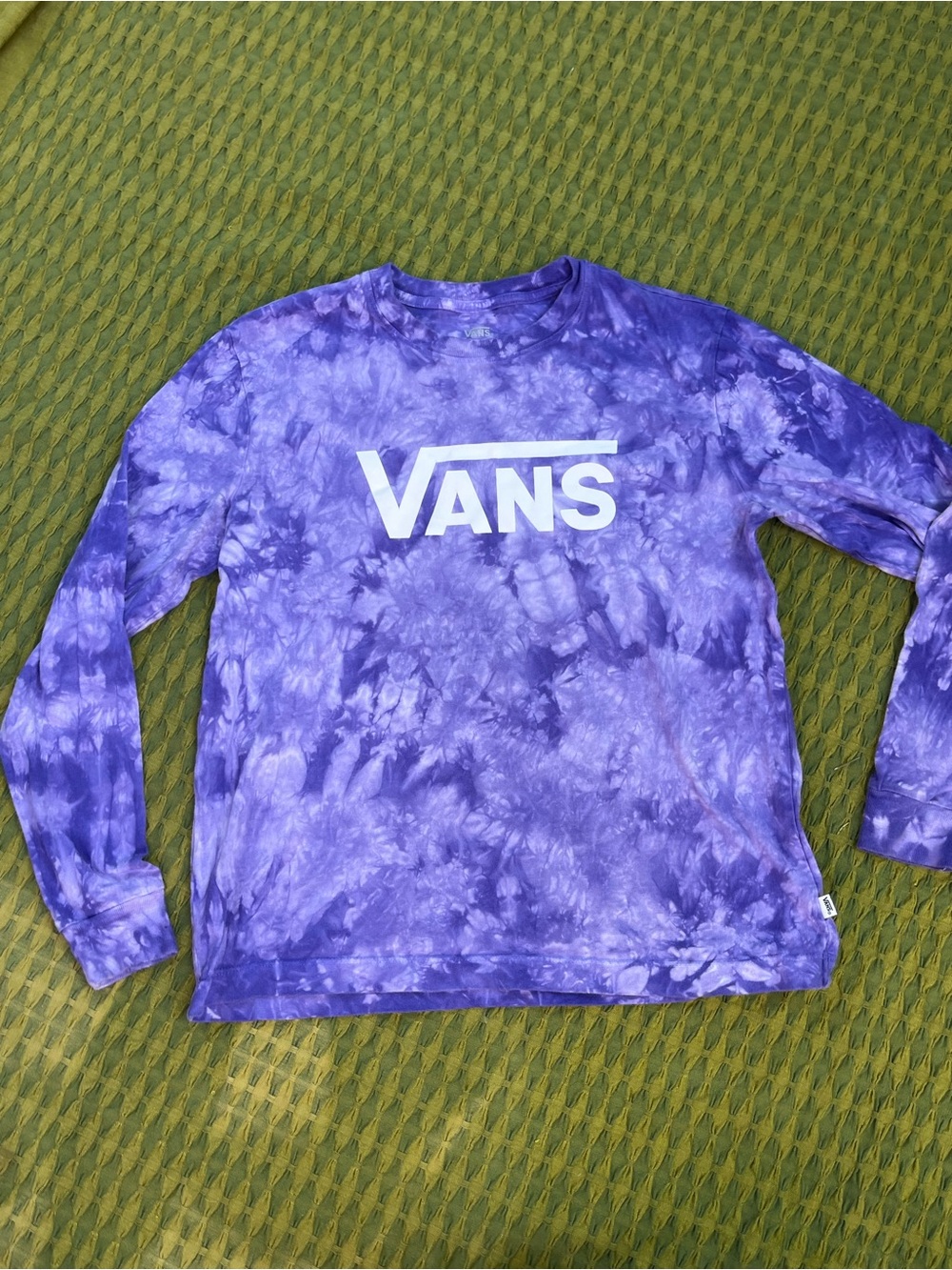 Vans Purple Tie-Dye Long Sleeve Tee